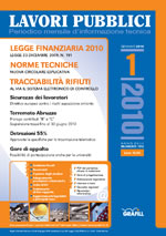 Lavori Pubblici n. 1 gennaio 2010