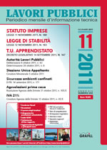 Lavori Pubblici n. 11 - Novembre 2011