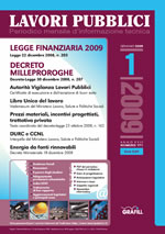 Lavori Pubblici n.1 gennaio 2009