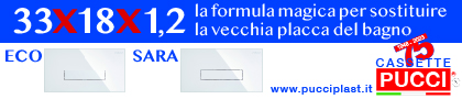 Pucciplast S.p.A | Cassette per WC ad alto contenuto tecnologico