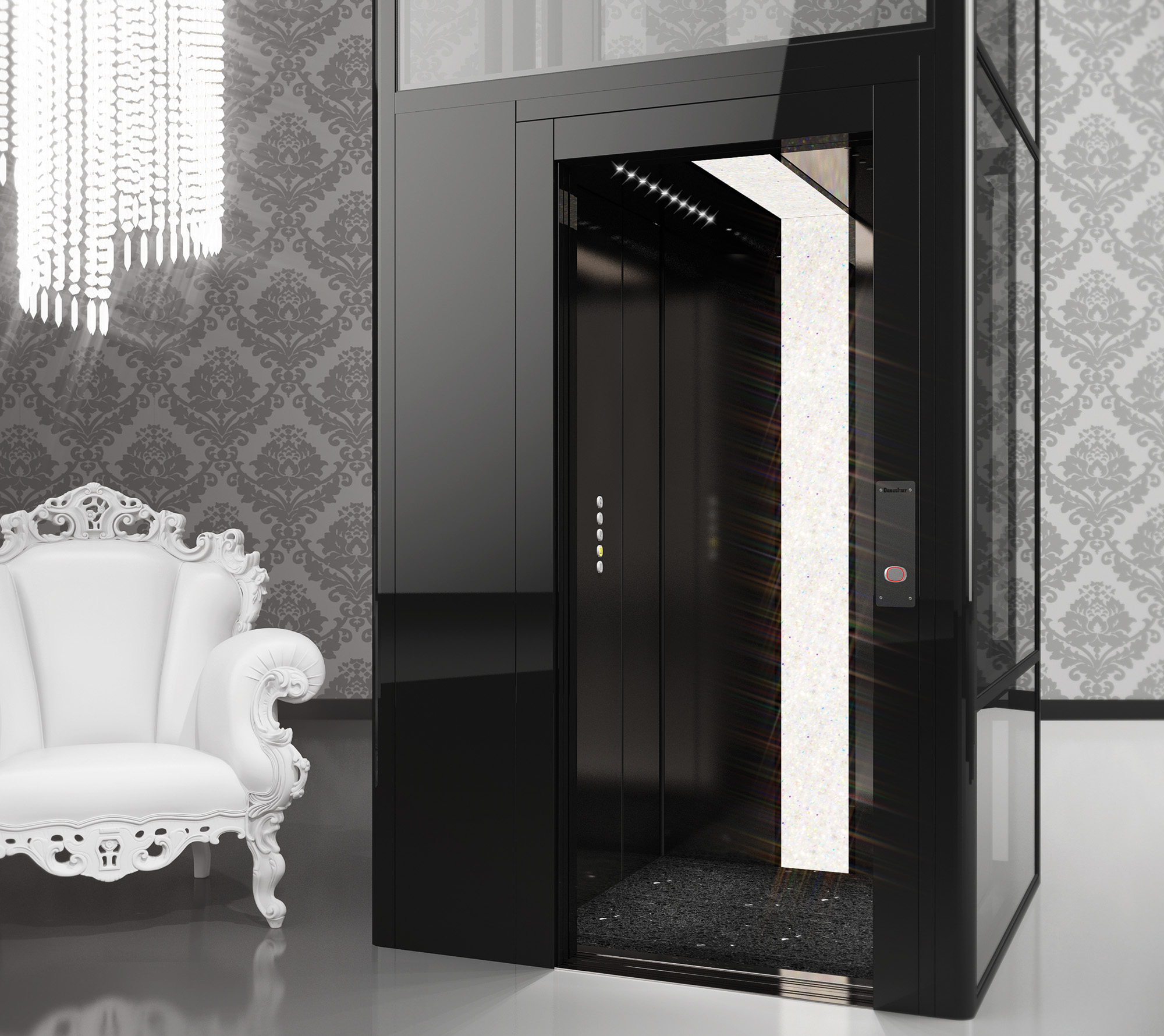 Mini ascensori di design e versioni speciali DomusLift