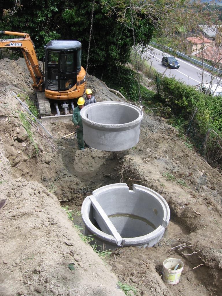 Progettazione e D.L. Impianti di smaltimento acque reflue su fossa Imhoff