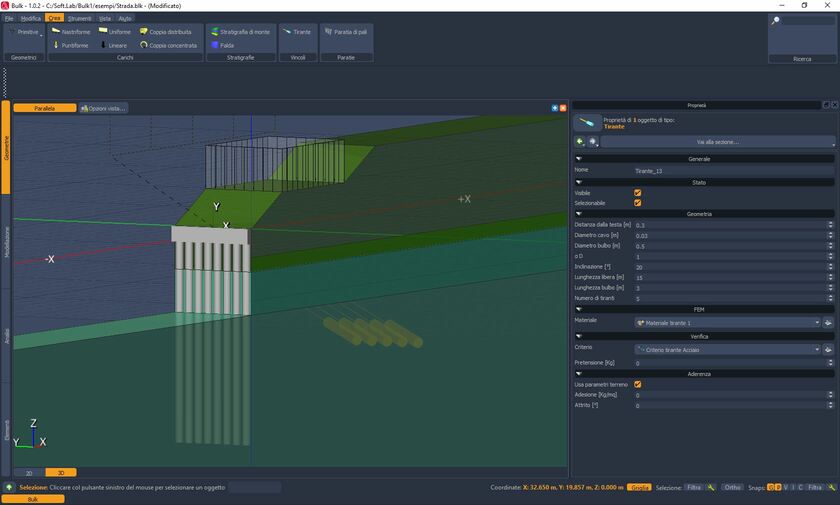 Bulk è un software per la modellazione