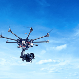 Il rilevamento con i droni in campo aperto