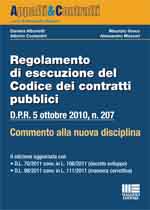 Regolamento di esecuzione del Codice dei contratti pubblici