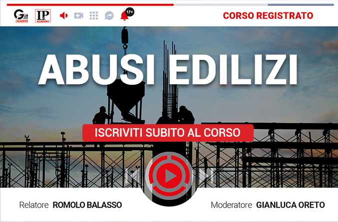 Corso Abusi edilizi