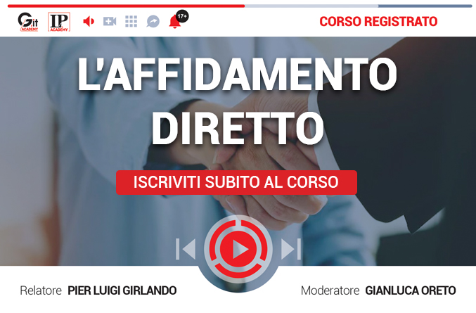 L'affidamento diretto