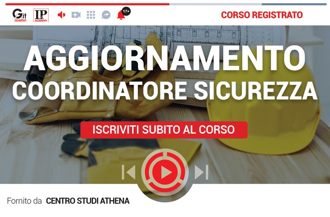 Aggiornamento coordinatore sicurezza cantieri