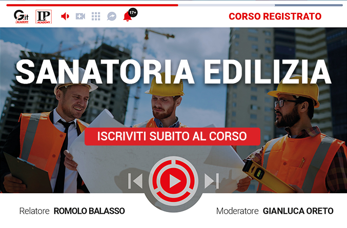 Corso Sanatorie edilizie