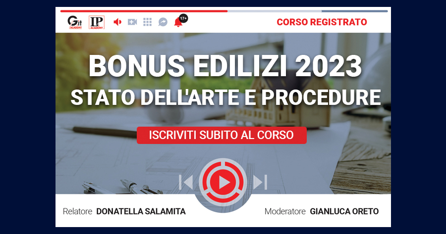 Bonus edilizi 2023: stato dell'arte e procedure