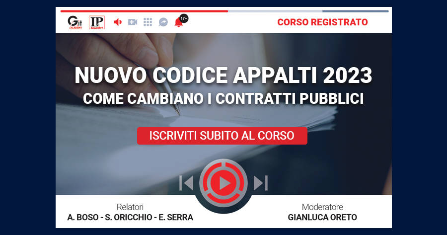 MasterClass Nuovo Codice degli Appalti 2023