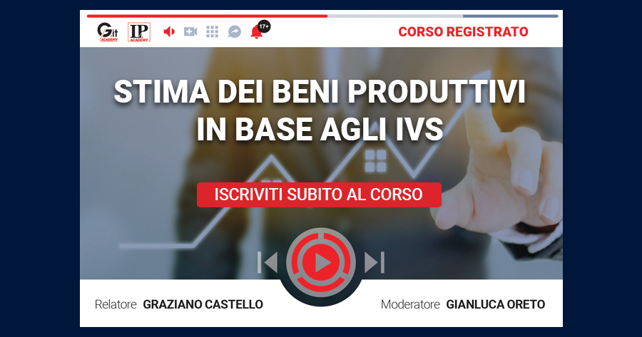 Stima dei beni produttivi in base agli IVS