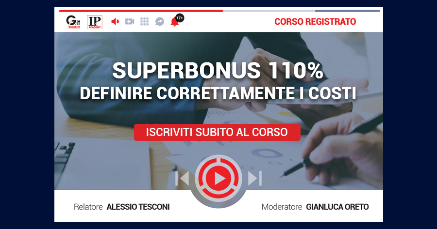 Superbonus 110%: definire correttamente i costi