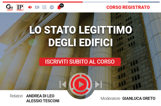 Lo stato legittimo degli edifici