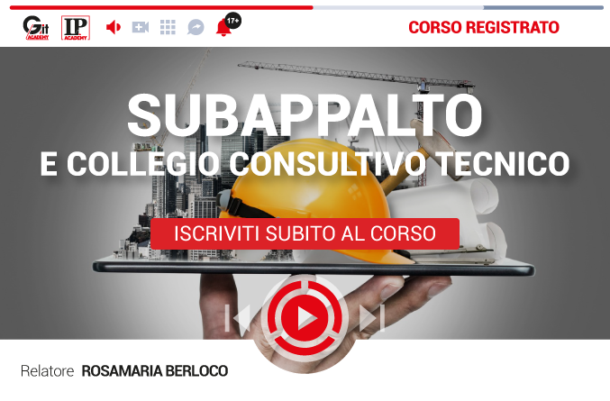 Corso Subappalto