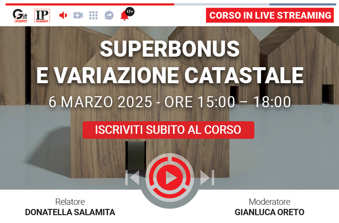 Superbonus e variazione catastale