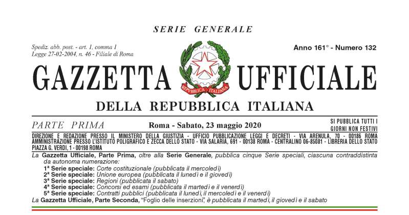 Emergenza Covid-19: Pubblicata in gazzetta la conversione in legge del decreto-legge 19