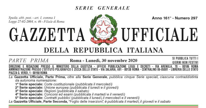 Decreto Ristori quater: Pubblicato sulla Gazzetta ufficiale il decreto-legge con misure urgenti connesse all’emergenza Covid-19