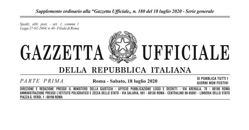 Decreto Rilancio: Il testo pubblicato sulla Gazzetta ufficiale di oggi