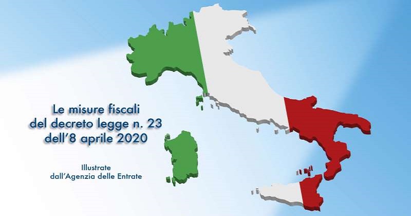 Emergenza COVID-19: L’Agenzia delle Entrate illustra in un Vademecum le misure urgenti del DL n. 23/2020