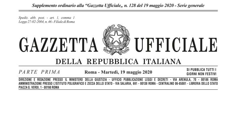 Decreto Rilancio 2020 Ecco Il Testo Del Decreto Legge Pubblicato Sulla Gazzetta Ufficiale