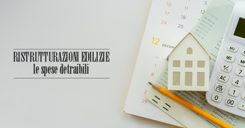 Ristrutturazioni edilizie e detrazioni fiscali: posso detrarre il costo dei materiali e del professionista?