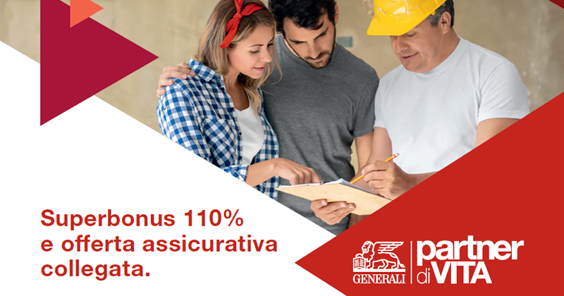 Superbonus 110%: ecco l'offerta di Generali Italia per cessione del credito e assicurazione