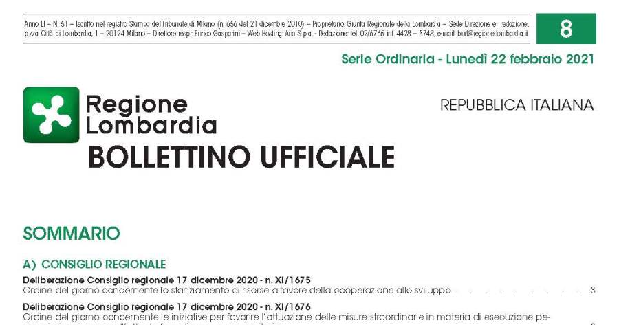 Lombardia: Indirizzi applicazione decreto 30/04/2020