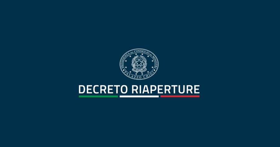 Consiglio dei Ministri: Approvato il Decreto-legge Riaperture