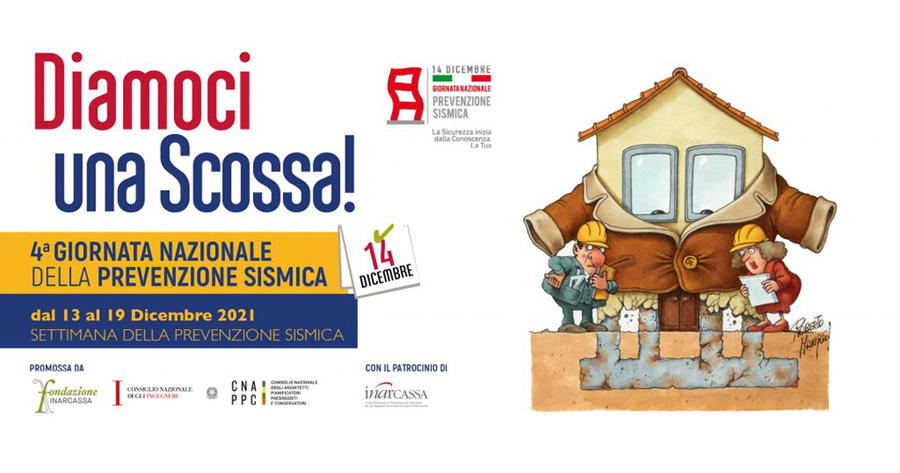 IV Giornata Nazionale della Prevenzione Sismica: appuntamento il 14 dicembre