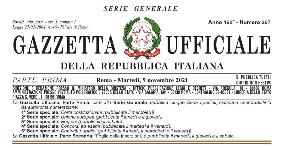 Gazzetta ufficiale: Pubblicata la legge di conversione del “Decreto infrastrutture”