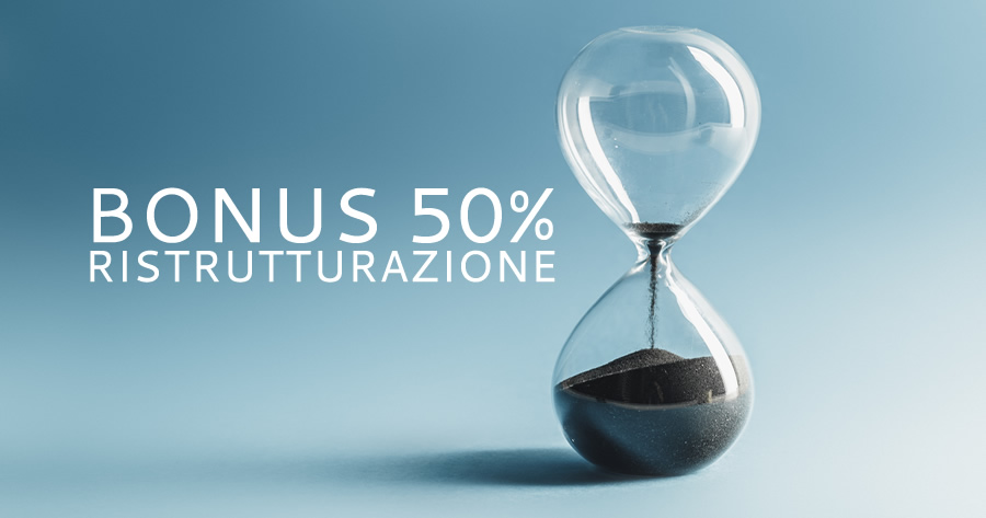 Bonus ristrutturazione 50%: solo 3 mesi per averlo