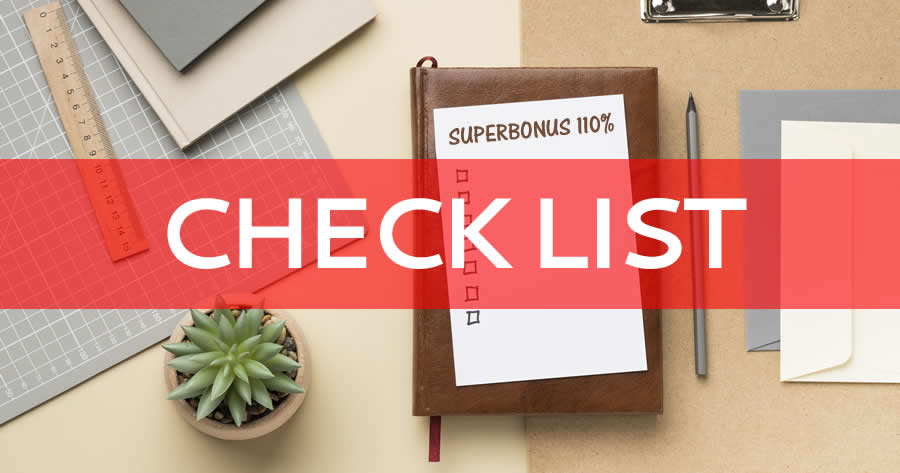 Superbonus 110% e condomini: la check list dei documenti