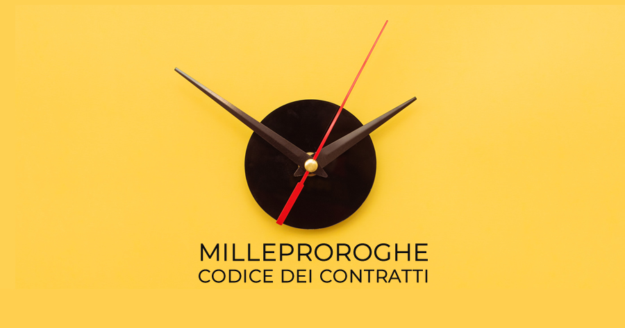 Milleproroghe e Codice dei contratti: pagamento dei SAL in deroga