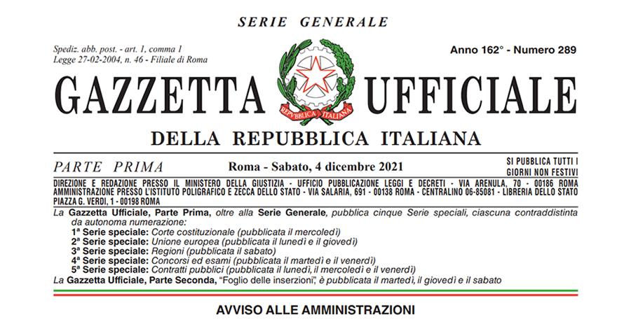 Incentivi funzioni tecniche: in Gazzetta il nuovo regolamento per la ripartizione