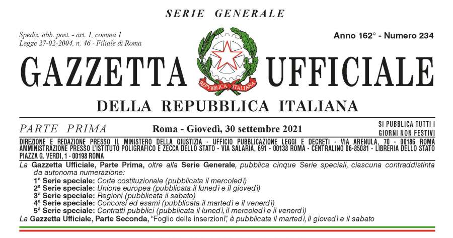 Gazzetta ufficiale: Decreto-legge su giustizia e proroghe