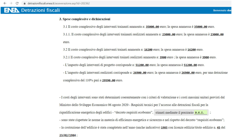 Portale Asseverazioni Enea