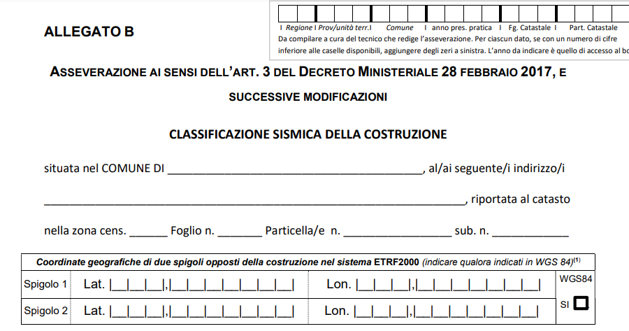 Sismabonus 110%: asseverazione da presentare entro la fine dei lavori