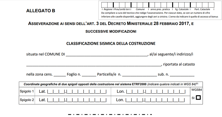 Sismabonus e asseverazione del progettista: come e quando inviarla