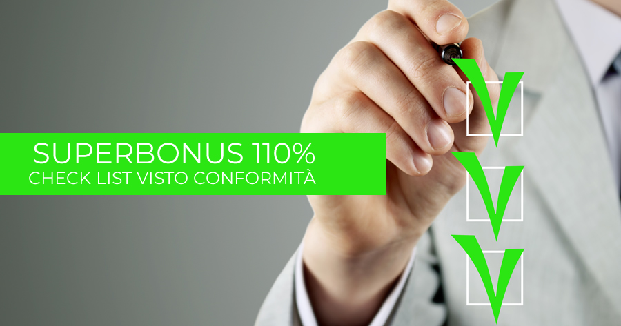 Superbonus 110%: le nuove check list per il visto di conformità Ecobonus e Sismabonus