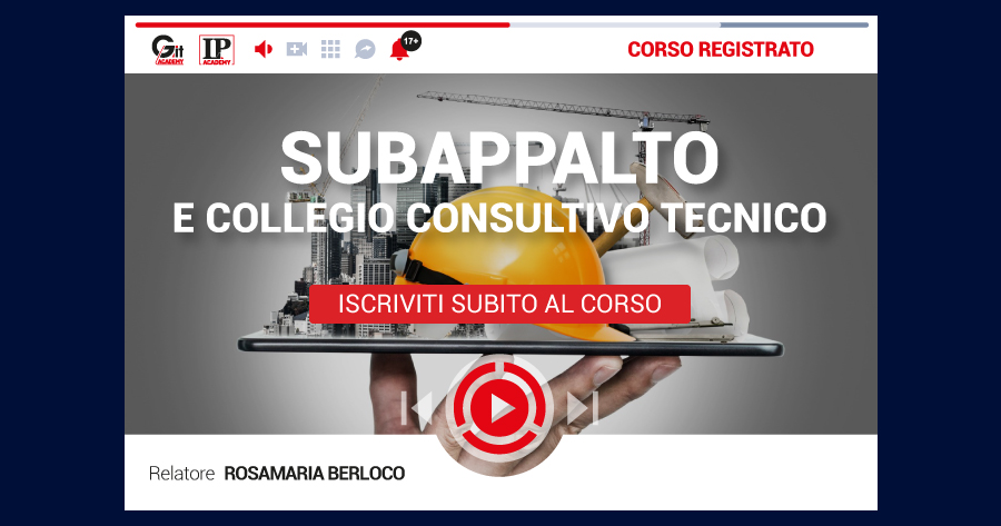 Subappalto e Collegio consultivo tecnico