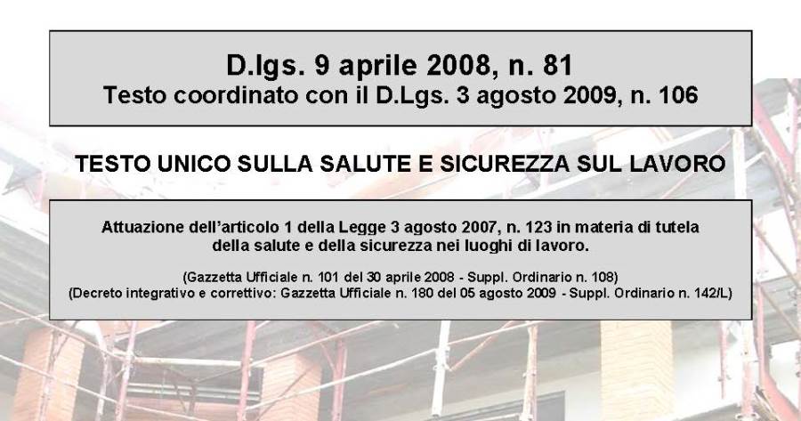 Testo Unico Sicurezza Lavoro (TUSL) 2022: il testo del D.Lgs. n. 81/2008 aggiornato ad agosto 2022