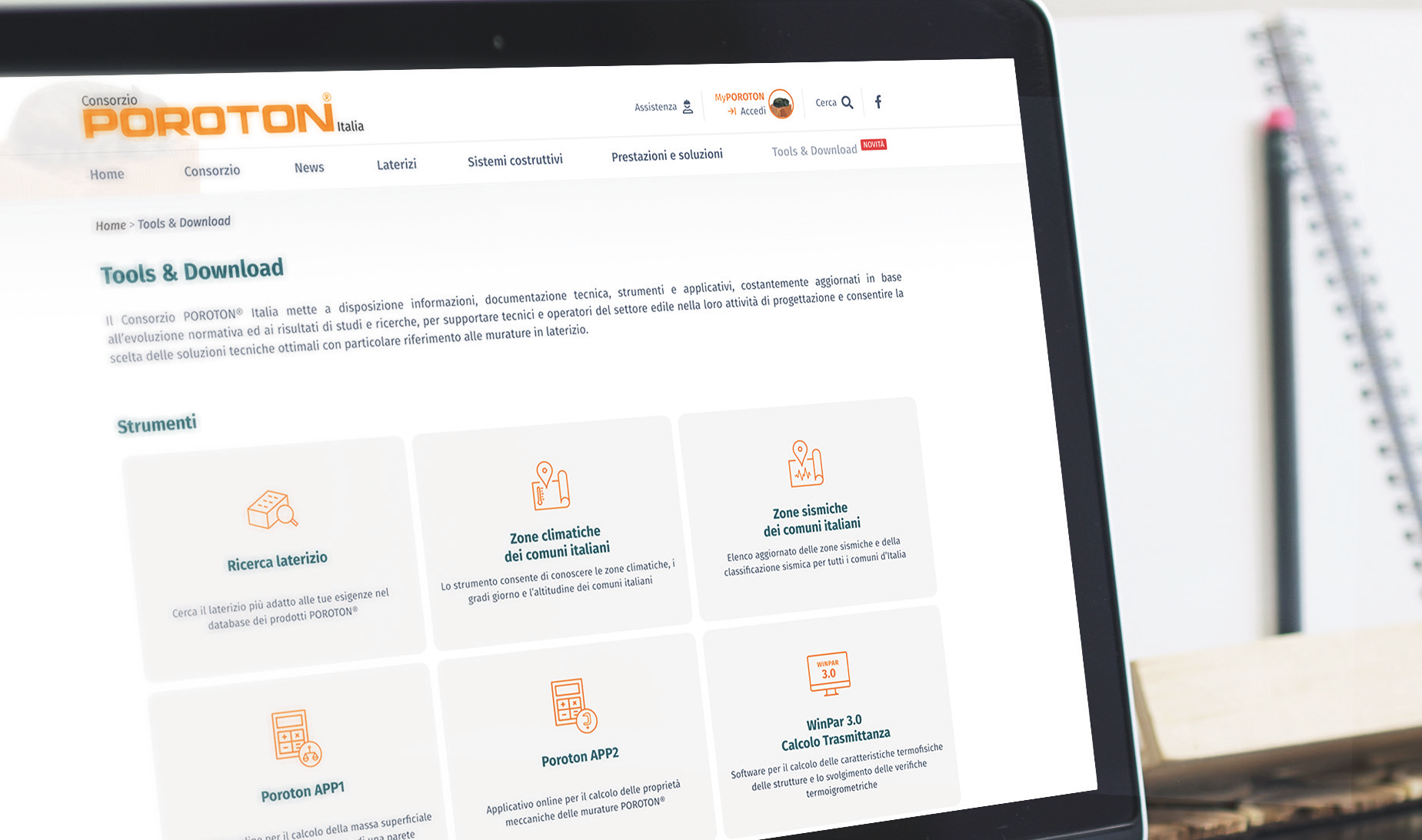 Consorzio Poroton - Nuovo portale online