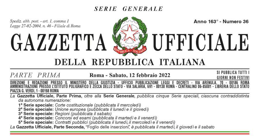 Ministero della Salute: Dal 14 febbraio 14 regioni in «zona gialla» e 5 regioni in «zona arancione»