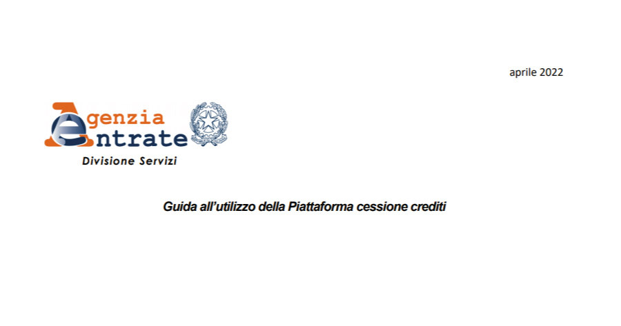 Bonus fiscali: il Fisco aggiorna la Guida Piattaforma di cessione