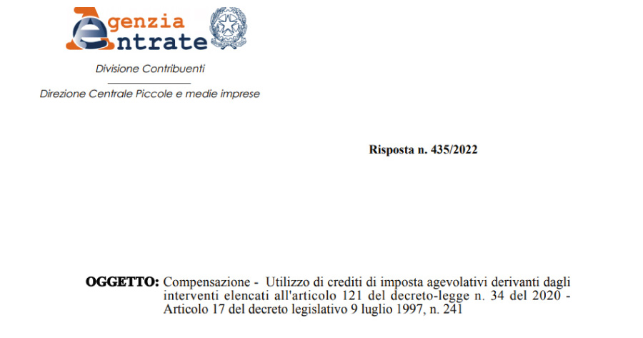 Superbonus 110% e bonus edilizi: il Fisco sulla legittimità della cessione del credito