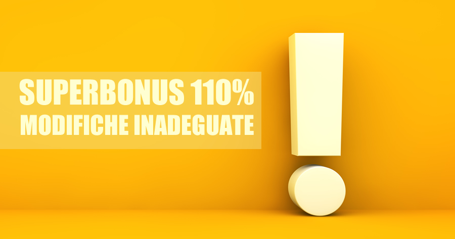 Superbonus 110%: cessione del credito e tempistiche inadeguate