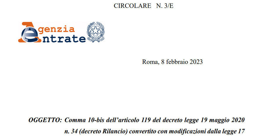 Superbonus 2023: chiarimenti dal Fisco per Onlus, ODV e APS