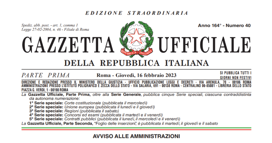 Stop A Sconto In Fattura E Cessione Del Credito In Gazzetta Ufficiale