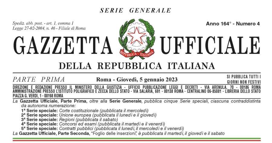 Gazzetta ufficiale: Misure urgenti per impianti di interesse strategico nazionale